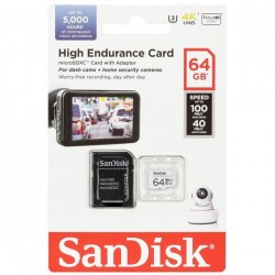 SanDisk Ultra microSDXC 64Гб Class 10 + адаптер